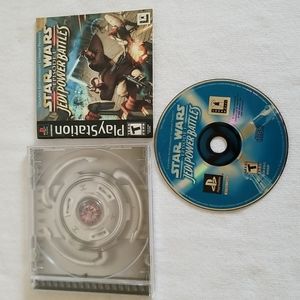 Star Wars Episode I Jedi Power Battles Black PS1 Sony PlayStation